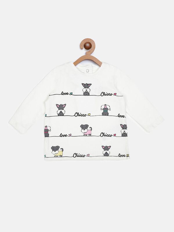 Knitted T-Shirt With Print image number 0